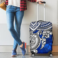 Tonga Polynesian Luggage Cover - Blue Turtle BLUE - Polynesian Pride