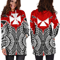 Wallis And Futuna Hoodie Dress - Wallis And Futuna Coat Of Arms Premium - Polynesian Pride