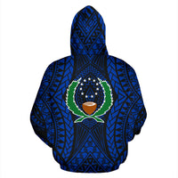 Pohnpei All Over Hoodie Central Version - Polynesian Pride