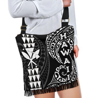 Hawaii Polynesian Crossbody Boho Handbag White - Polynesian Pride