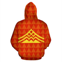 Kanaka Map Mauna Kea Triangle Zip up Hoodie - Polynesian Pride