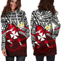 Dab Trend Style Rugby Women Hoodie Dress Wallis and Futuna - Polynesian Pride