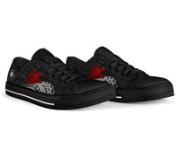 Polynesian Hawaii Low Top Shoes - Polynesian Turtle (Red) - Polynesian Pride