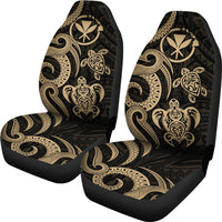 Polynesian Hawaii Car Seat Covers - Gold Tentacle Turtle - Polynesian Pride