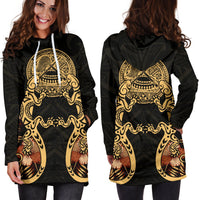 American Samoa Polynesian Hoodie Dress - Lizard Lucky - Polynesian Pride