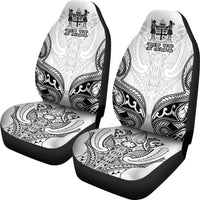 Fiji Active Car Seat Covers - Fiji Coat Of Arms ( Set of Two) - A7 - Polynesian Pride