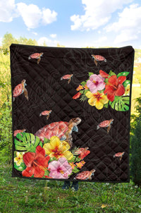 Ocean Turtle Premium Quilt - Polynesian Pride