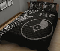 Yap Quilt Bed Set - Yap Flag Flash Version - Polynesian Pride