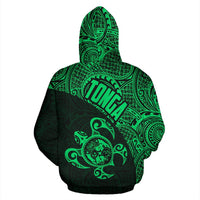 Tonga Hoodie Tonga Coat of Arms In Turtle Polynesian Tattoo 040 - Polynesian Pride