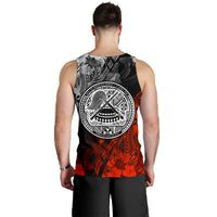 American Samoa Personalised Men's Tank Top - Vintage Polynesian Style - Polynesian Pride