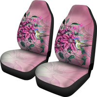 Hawaii Clematis Humming Bird Car Seat Covers - Polynesian Pride