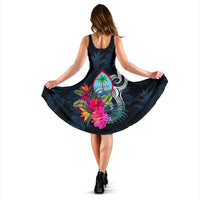 Guam Polynesian Midi Dress - Tropical Flower - Polynesian Pride