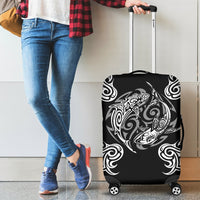 Polynesian Luggage Covers - Polynesian Shark Tattoo Black - Polynesian Pride