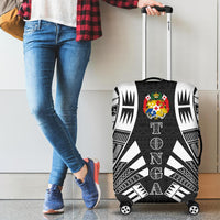 Tonga Luggage Cover - Polynesian Tattoo Black - Polynesian Pride