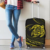 Hawaii Turtle Luggage Covers - Yellow - Frida Style - Polynesian Pride