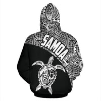 Samoa Hoodie Samoa Turtle Mermaid Polynesian Tattoo White - Polynesian Pride