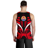 Tahiti Tattoo Men Tank Top Hibiscus K9 - Polynesian Pride