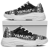 Vanuatu Chunky Sneakers - Polynesian Chief Black Version - Polynesian Pride