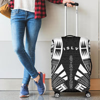 Society Islands Luggage Cover - Polynesian Tattoo Black - Polynesian Pride
