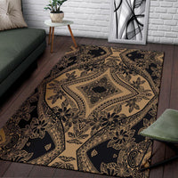 Hawaii Area Rug Polynesian Plumeria Mix AH - Polynesian Pride