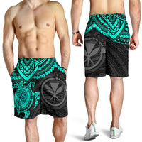 Polynesian Hawaii Polynesian Men's Shorts - Turquoise Turtle - Polynesian Pride