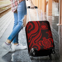 Samoa Polynesian Luggage Covers - Red Tentacle Turtle - Polynesian Pride