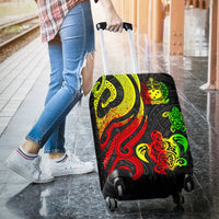 Samoa Polynesian Luggage Covers - Reggae Tentacle Turtle - Polynesian Pride