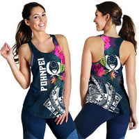 Pohnpei Women's Racerback Tank - Pohnpei Summer Vibes - Polynesian Pride