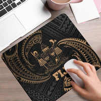 Fiji Polynesian Mouse Pad - Gold Tribal Wave - Polynesian Pride
