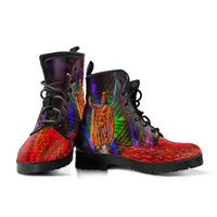 Hawaii Leather Boots - Hawaii King Polynesian Patterns - Polynesian Pride