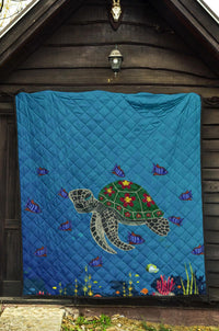 Hawaii Ocean Premium Quilt - Polynesian Pride