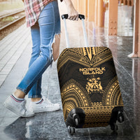 Norfolk Island Polynesian Chief Luggage Cover - Gold Version - Polynesian Pride