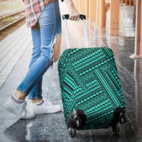 Polynesian Nation Turquoise Luggage Covers - Polynesian Pride