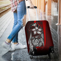 Pohnpei Micronesian Luggage Covers Red - Turtle With Hook - Polynesian Pride