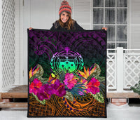 Samoa Premium Quilt - Summer Hibiscus - Polynesian Pride