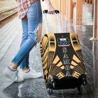 Samoa Luggage Cover - Polynesian Tattoo Gold - Polynesian Pride