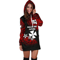 Wallis and Futuna Rugby Women's Hoodie Dress Unique Vibes - Polynesian Pride