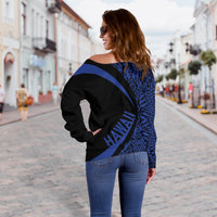 Hawaii Polynesian Women's Off Shoulder Sweater 04 - Polynesian Pride