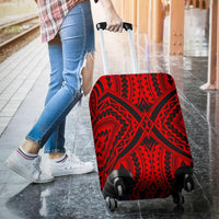 Polynesian Tradition Red Luggage Covers - Polynesian Pride