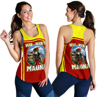 Mauna Kea Women's Racerback Tank 01 - Polynesian Pride