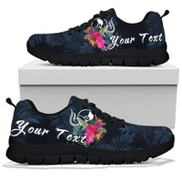 Yap Micronesia Custom Personalised Sneakers - Tropical Flower - Polynesian Pride