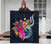 Fiji Polynesian Premium Quilt - Tropical Flower - Polynesian Pride