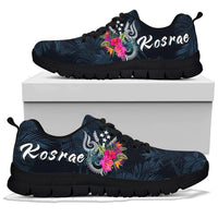 Kosrae Micronesia Sneakers - Tropical Flower - Polynesian Pride
