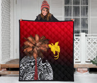 Papua New Guinea Premium Quilt - Polynesian Palm Tree - Polynesian Pride