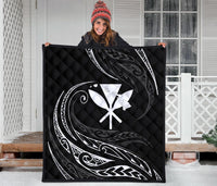 Kanaka Premium Quilt - White - Frida Style - Polynesian Pride