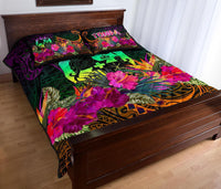 Tonga Polynesian Quilt Bed Set - Summer Hibiscus - Polynesian Pride
