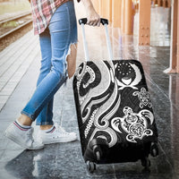 Pohnpei Micronesian Luggage Covers - White Tentacle Turtle - Polynesian Pride