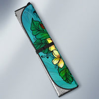 New Caledonia Auto Sun Shade - Tropical Flowers Style - Polynesian Pride