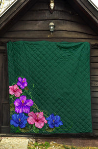Only Hibiscus Premium Quilt - Polynesian Pride