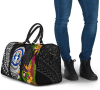 Northern Mariana Islands Travel Bag - Seal Spiral Polynesian Patterns - Polynesian Pride